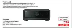 Visions Electronics Yamaha 7.2-Channel Home Theatre Network Receiver offer
