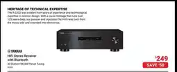 Visions Electronics YAMAHA HiFi Stereo Receiver with Bluetooth offer