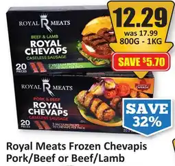 Starsky Royal Meats Frozen Chevapis Pork/Beef or Beef/Lamb offer
