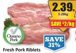 Starsky Fresh Pork Riblets offer