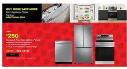 Visions Electronics Samsung 3-piece Major Appliance Package offer