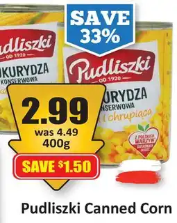 Starsky Pudliszki Canned Corn offer