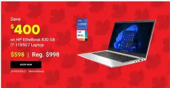 Visions Electronics HP EliteBook 830 G8 i7-1185G7 Laptop offer