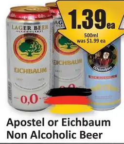 Starsky Apostel or Eichbaum Non Alcoholic Beer offer