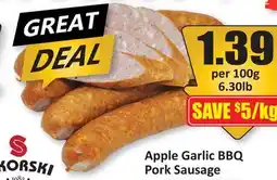 Starsky Sikorski Apple Garlic BBQ Pork Sausage offer