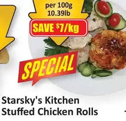 Starsky Starsky's Kitchen Stuffed Chicken Rolls offer