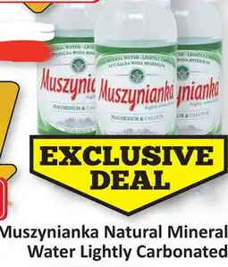 Starsky Muszynianka Natural Mineral Water Lightly Carbonated offer