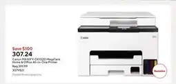 Staples Canon MAXIFY GX1020 MegaTank Home & Office All-In-One Printer offer