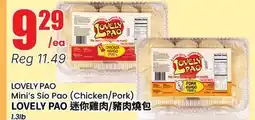 Terra Foodmart LOVELY PAO Mini's Sio Pao (Chicken/Pork) offer