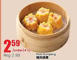 Terra Foodmart Pork Dumpling offer
