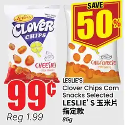 Terra Foodmart LESLIE'S Clover Chips Corn Snacks offer