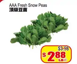 Yuan Ming Supermarket AAA Fresh Snow Peas offer