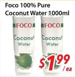 Bestco Food Mart Foco 100% Pure Coconut Water offer