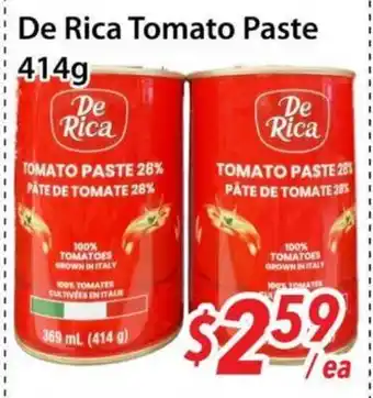 Bestco Food Mart De Rica Tomato Paste offer