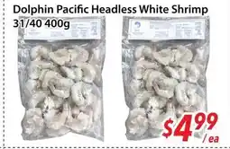 Bestco Food Mart Dolphin Pacific Headless White Shrimp 31/40 offer