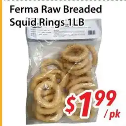 Bestco Food Mart Ferma Raw Breaded Squid Rings offer