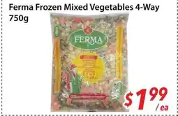 Bestco Food Mart Ferma Frozen Mixed Vegetables 4-Way offer