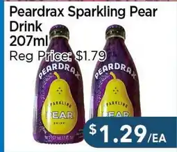 Blue Sky Supermarket Peadrax Sparkling Pear Drink offer