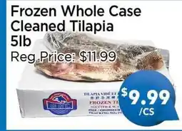Blue Sky Supermarket Frozen Whole Case Cleaned Tilapia offer
