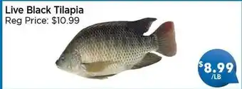Blue Sky Supermarket Live Black Tilapia offer