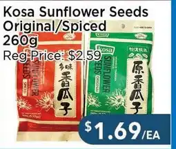 Blue Sky Supermarket Kosa Sunflower Seeds Original/Spiced offer