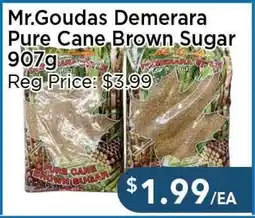 Blue Sky Supermarket Mr.Goudas Demerara Pure Cane Brown Sugar offer