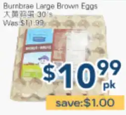 Oceans Fresh Food Market Burnbrae Large Brown Eggs offer