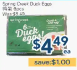 Oceans Fresh Food Market Spring Creek Duck Eggs offer