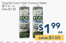 Oceans Fresh Food Market Vinamilk Coco Fresh Coconut Water offer
