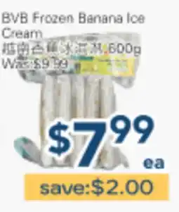 Oceans Fresh Food Market BVB Frozen Banana Ice Cream offer