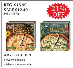 The Big Carrot AMY'S KITCHEN Frozen Pizzas offer