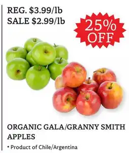 The Big Carrot ORGANIC GALA/GRANNY SMITH APPLES offer