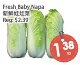 Fresh Palace Supermarket Fresh Baby Napa offer