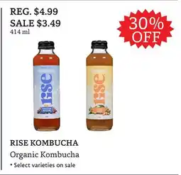 The Big Carrot RISE KOMBUCHA offer