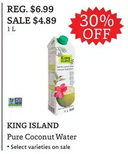 The Big Carrot KING ISLAND Pure Coconut Water offer