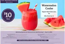 The Big Carrot Watermelon Cooler offer
