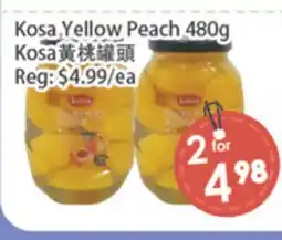 Fresh Palace Supermarket Kosa Yellow Peach offer