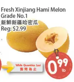Fresh Palace Supermarket Fresh Xinjiang Hami Melon Grade No.1 offer