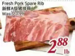 Tone Tai Supermarket Fresh Pork Spare Rib offer