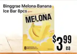 Nations Fresh Foods Binggrae Melona Banana Ice Bar 8pcs offer