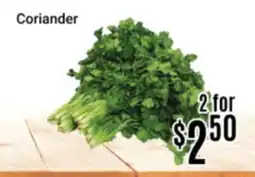 Nations Fresh Foods Coriander offer