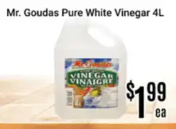 Nations Fresh Foods Mr. Goudas Pure White Vinegar offer