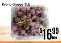 Nations Fresh Foods Kyoho Grapes offer