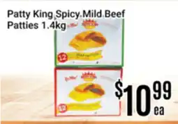 Nations Fresh Foods Patty King Spicy.Mild.Beef Patties offer