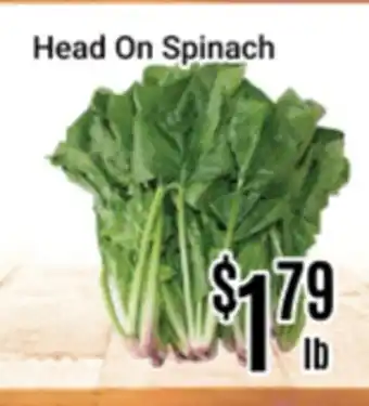 Nations Fresh Foods Head On Spinach offer