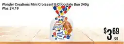 Nations Fresh Foods Wonder Creations Mini Croissant & Chocolate Bun offer