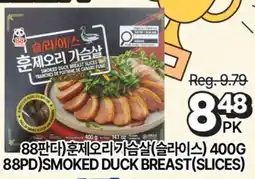 H-Mart 88PD SMOKED DUCK BREAST(SLICES) offer