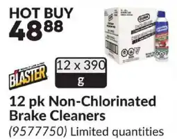 Princess Auto Non-Chlorinated Brake Cleaners offer
