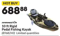 Princess Auto Marinestar 10 ft Rigid Pedal Fishing Kayak offer