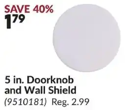 Princess Auto Doorknob and Wall Shield offer
